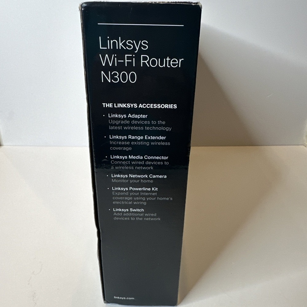 Cisco Linksys X2000 N300 All-in-One Wi-Fi Router w/ ADSL2+Modem 3-Port 10/100 - Picture 2 of 8